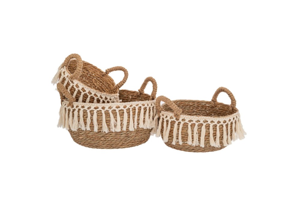 ΣΕΤ 3 ΚΑΛΑΘΙ ΜΕ ΚΡΟΣΙΑ 35Χ17 28Χ15 24Χ10ΕΚ ΣΤΡΟΓΓΥΛΟ