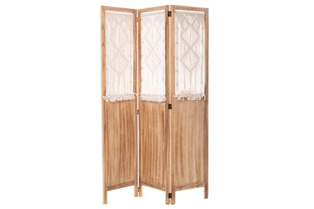 ΠΑΡΑΒΑΝ ΤΡΙΦΥΛΛΟ ΜΕ ΣΧΟΙΝΙΑ 120Χ170ΕΚ