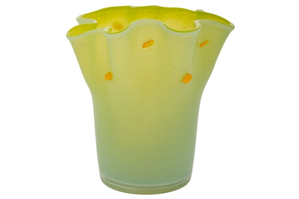 ΧΕΙΡΟΠΟΙΗΤΟ ΓΥΑΛΙΝΟ ΒΑΖΟ 20Χ20ΕΚ ΠΡΑΣΙΝΟ ΧΕΙΡΟΠΟΙΗΤΟ ΓΥΑΛΙΝΟ ΒΑΖΟ 20Χ20ΕΚ ΠΡΑΣΙΝΟ