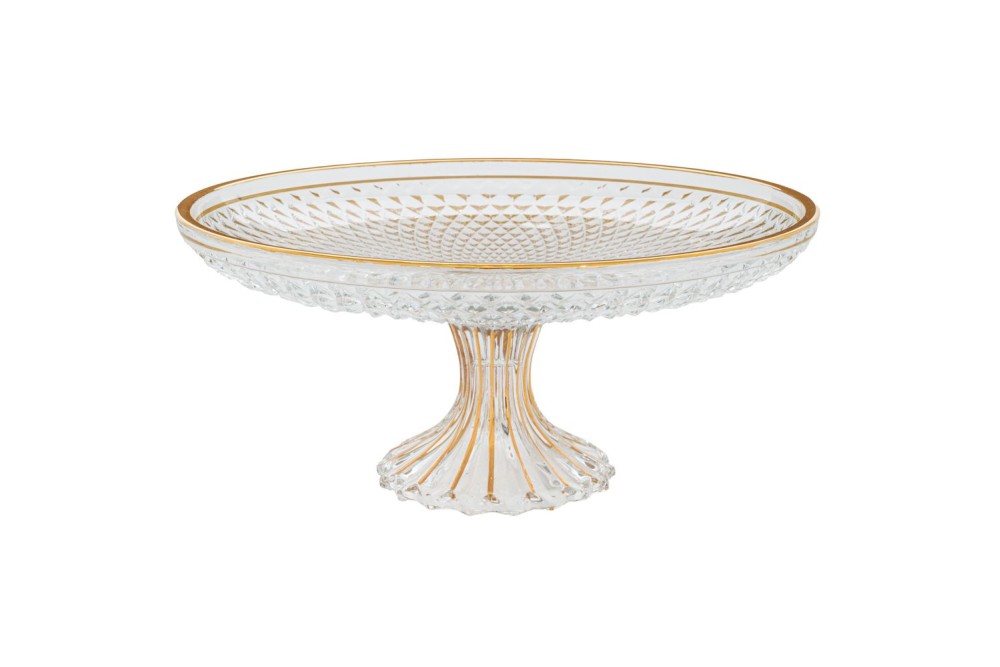 ΓΥΑΛΙΝΗ ΠΙΑΤΕΛΑ ΜΕ ΠΟΔΙ ΚΑΙ ΧΡΥΣΗ ΡΙΓΑ 30Χ13ΕΚ ΓΥΑΛΙΝΗ ΠΙΑΤΕΛΑ ΜΕ ΠΟΔΙ ΚΑΙ ΧΡΥΣΗ ΡΙΓΑ 30Χ13ΕΚ