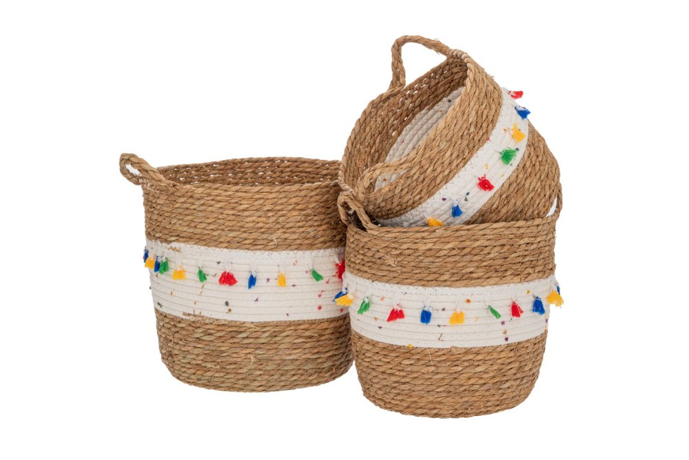 ΣΕΤ 3 ΚΑΛΑΘΙ RATTAN ΜΕ ΚΡΟΣΙΑ 32Χ29 27Χ25 25Χ22ΕΚ ΣΕΤ 3 ΚΑΛΑΘΙ RATTAN ΜΕ ΚΡΟΣΙΑ 32Χ29 27Χ25 25Χ22ΕΚ