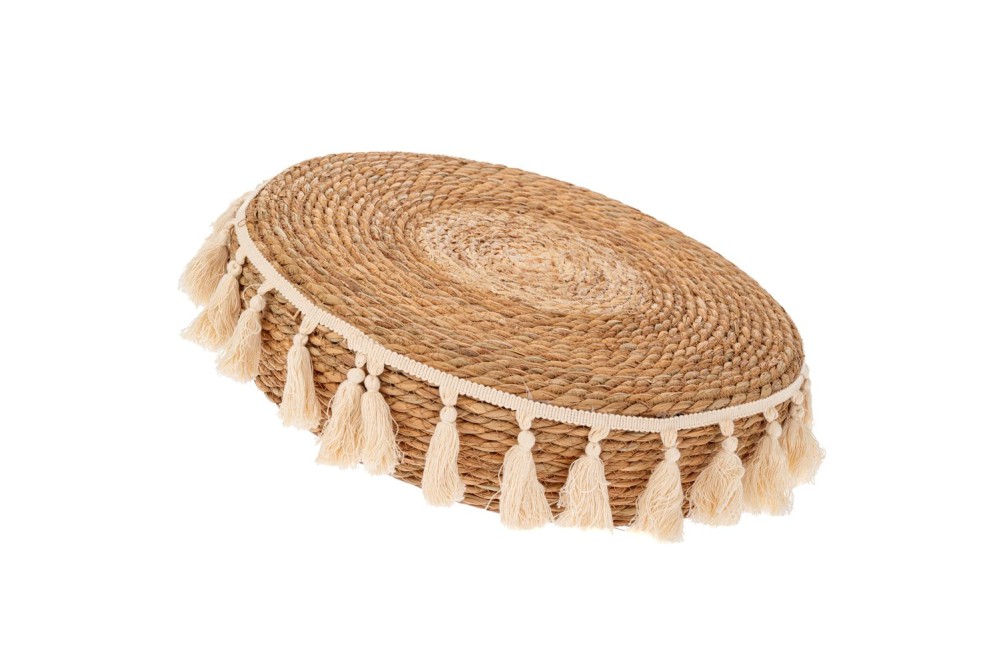 ΣΧΟΙΝΕΝΙΟ ΜΑΞΙΛΑΡΙ ΔΑΠΕΔΟΥ RATTAN  Φ42Χ10ΕΚ ΣΤΡΟΓΓΥΛΟ ΜΕ ΚΡΟΣΙΑ