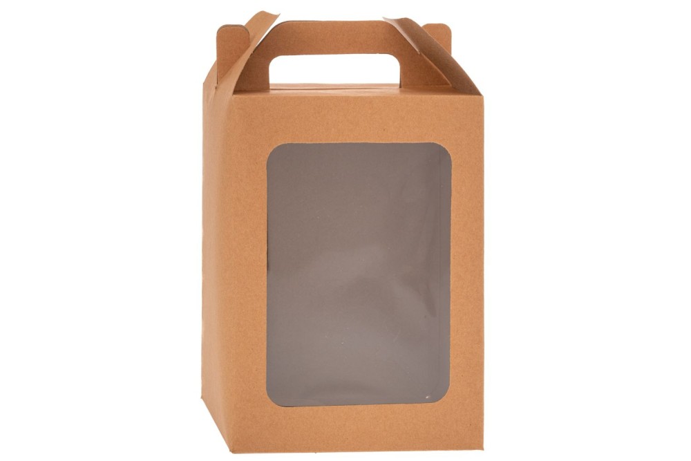 ΚΑΦΕ ΧΑΡΤΙΝΟ ΚΟΥΤΙ ΜΕ ΠΑΡΑΘΥΡΟ 25Χ18Χ13ΕΚ