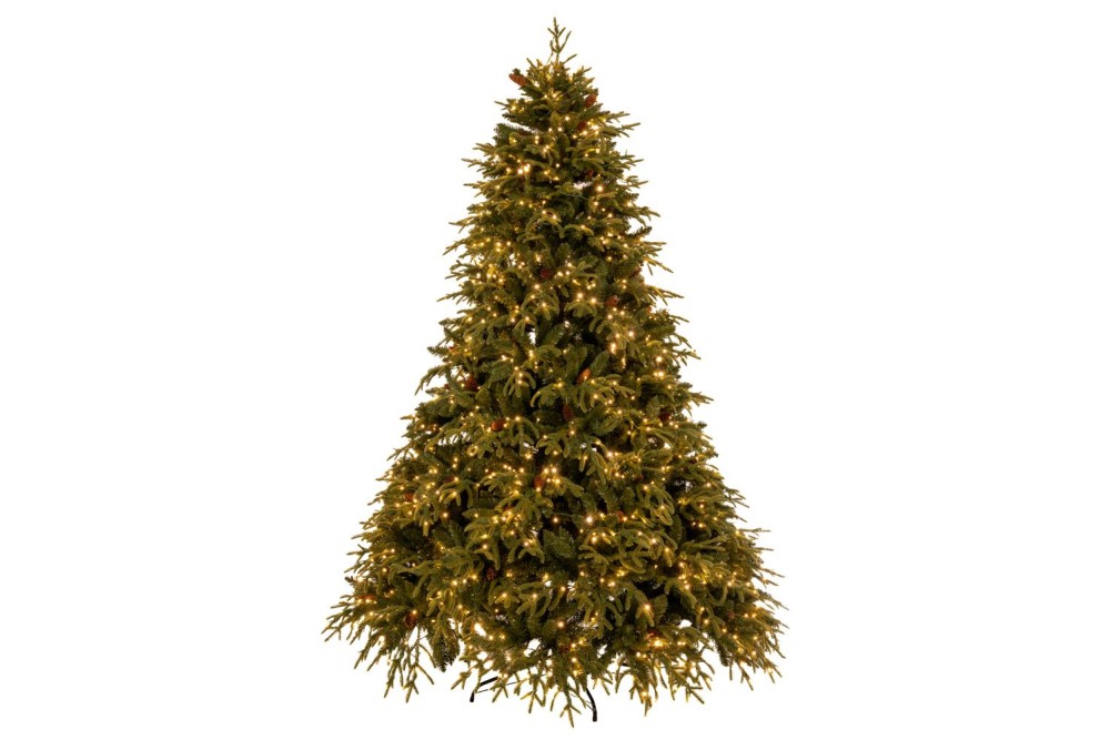 ΔΕΝΔΡΟ   PRE LIT FRANKLIN FIR   240ΕΚ ΜΕ 2000 LED ΘΕΡΜΟ ΛΕΥΚΟ AND ΠΟΛΥΧΡΩΜΑ