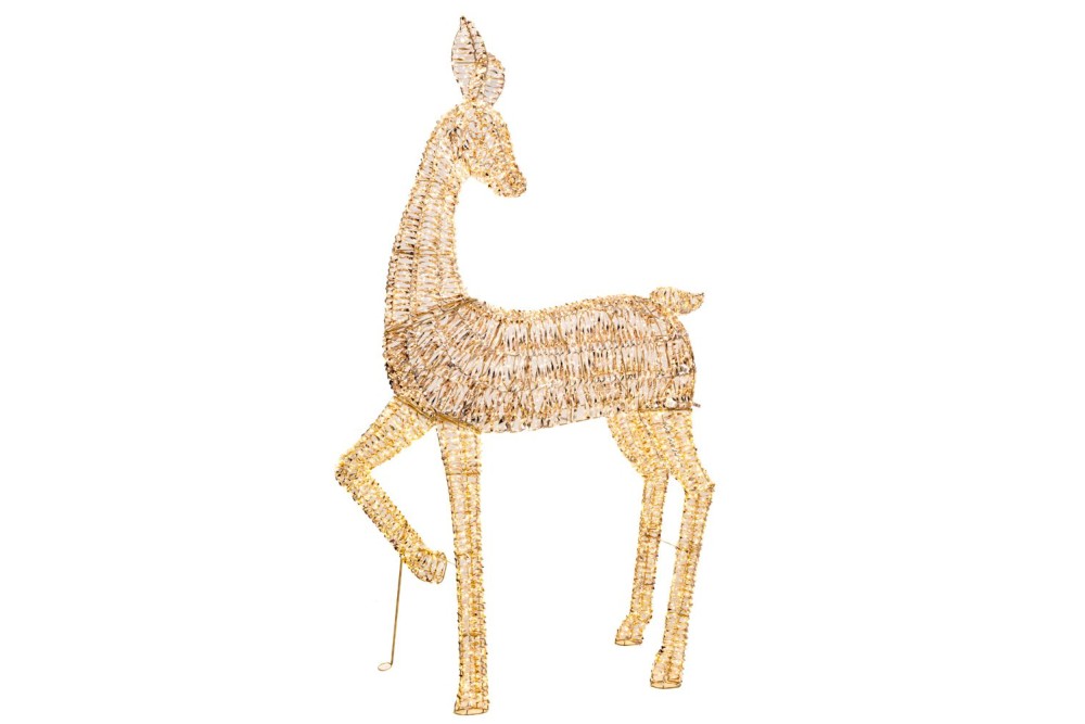 ΦΩΤΙΖΟΜΕΝΟ ΧΡΥΣΟ ΕΛΑΦΙ 230ΕΚ ΜΕ 4400 LED ΖΕΣΤΟ ΛΕΥΚΟ IP44