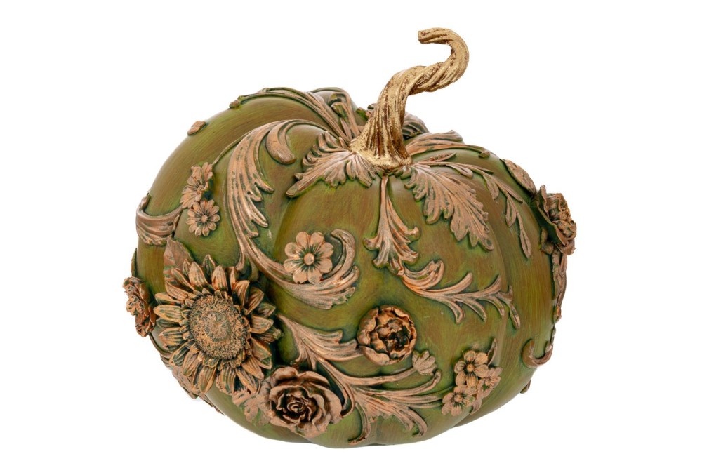 ΠΡΑΣΙΝΗ ΑΝΑΓΛΥΦΗ ΠΟΛΥΡΕΖΙΝ ΚΟΛΟΚΥΘΑ 27.5Χ27.5Χ25ΕΚ HALLOWEEN