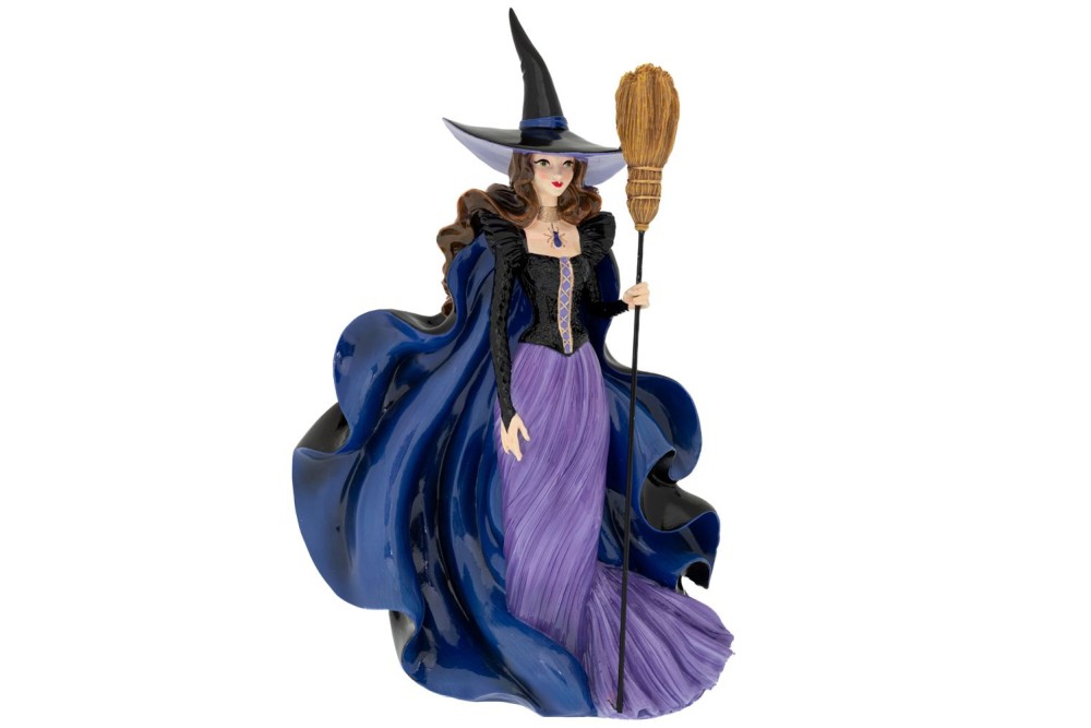 ΠΟΛΥΡΕΖΙΝ ΔΙΑΚΟΣΜΗΤΙΚΗ  ΜΑΓΙΣΣΑ ΜΕ ΣΚΟΥΠΑ 32Χ18Χ46ΕΚ HALLOWEEN