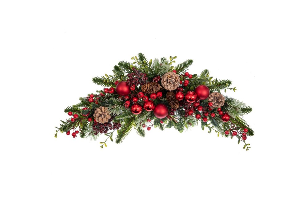 ΠΡΑΣΙΝΗ ΑΨΙΔΑ ΜΕ ΚΟΚΚΙΝΑ BERRIES ΚΟΚΚΙΝΕΣ ΜΠΑΛΛΕΣ ΚΑΙ  ΠΑΓΩΜΕΝΟ ΚΟΥΚΟΥΝΑΡΙ 66ΕΚ