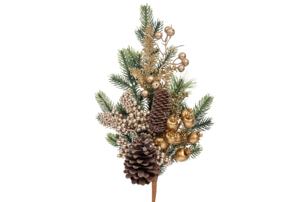 ΠΡΑΣΙΝΟ ΚΛΑΔΙ ΜΕ ΣΑΜΠΑΝΙ BERRIES ΚΑΙ  ΚΟΥΚΟΥΝΑΡΙΑ 50ΕΚ