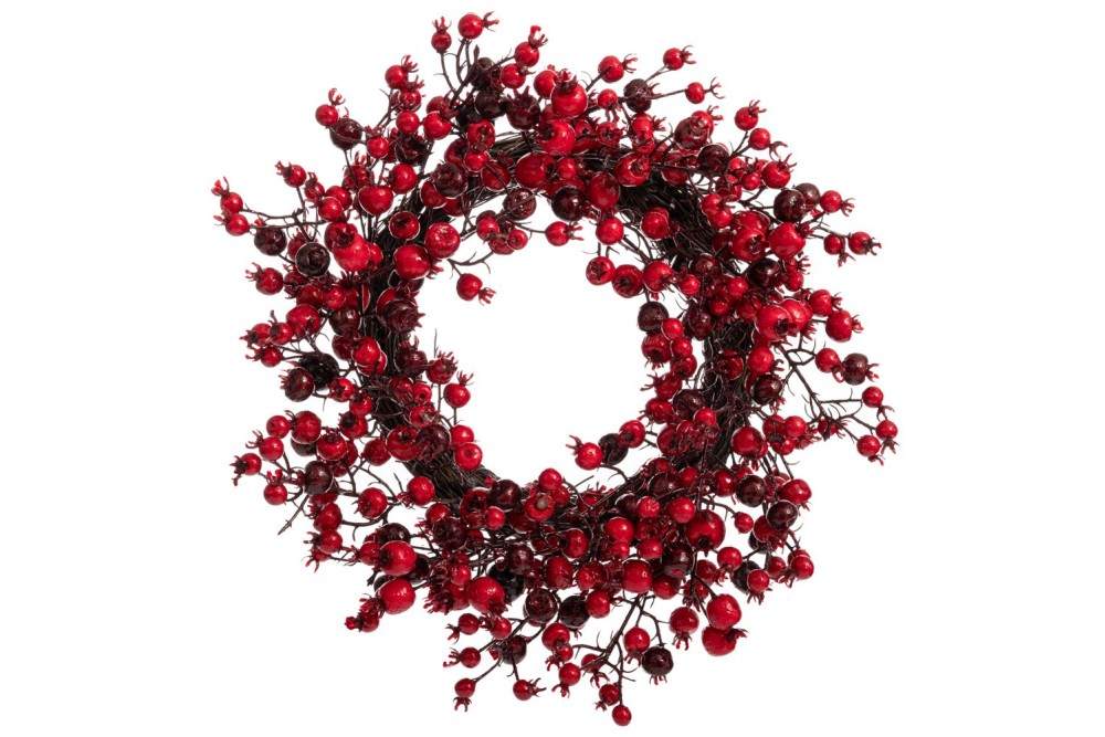 ΣΤΕΦΑΝΙ ΜΕ ΚΟΚΚΙΝΑ BERRIES 40ΕΚ