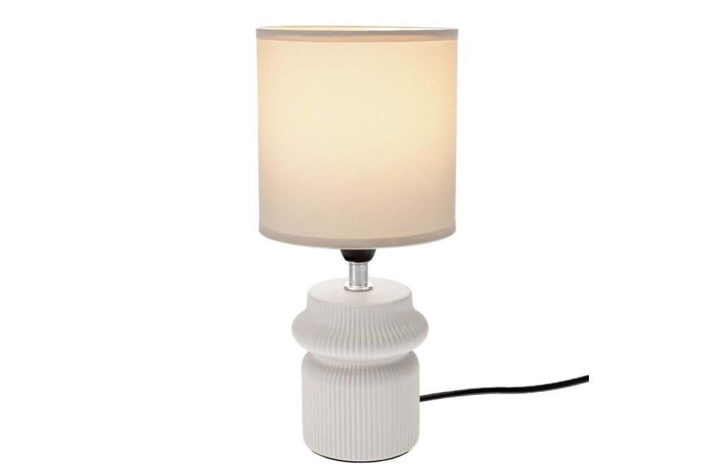 ΚΡΕΜ ΚΕΡΑΜΙΚΟ ΡΙΓΕ ΛΑΜΠΑΤΕΡ ΜΕ ΛΕΥΚΟ ΚΑΠΕΛΟ Φ13Χ26,5ΕΚ