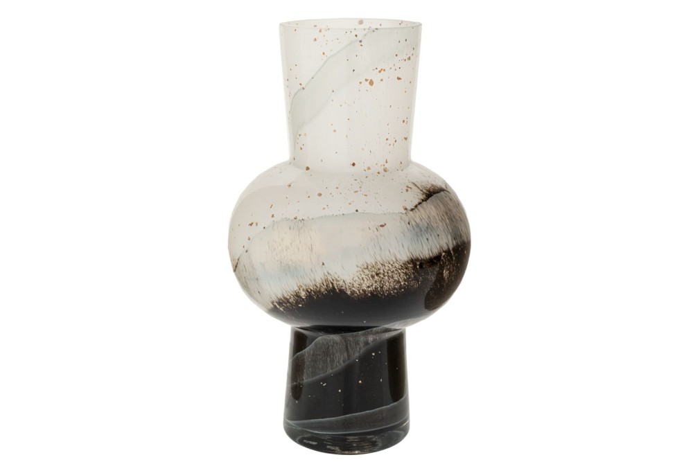 ΑΣΠΡΟΜΑΥΡΟ ΓΥΑΛΙΝΟ ΒΑΖΟ Φ24Χ40ΕΚ ΑΣΠΡΟΜΑΥΡΟ ΓΥΑΛΙΝΟ ΒΑΖΟ Φ24Χ40ΕΚ