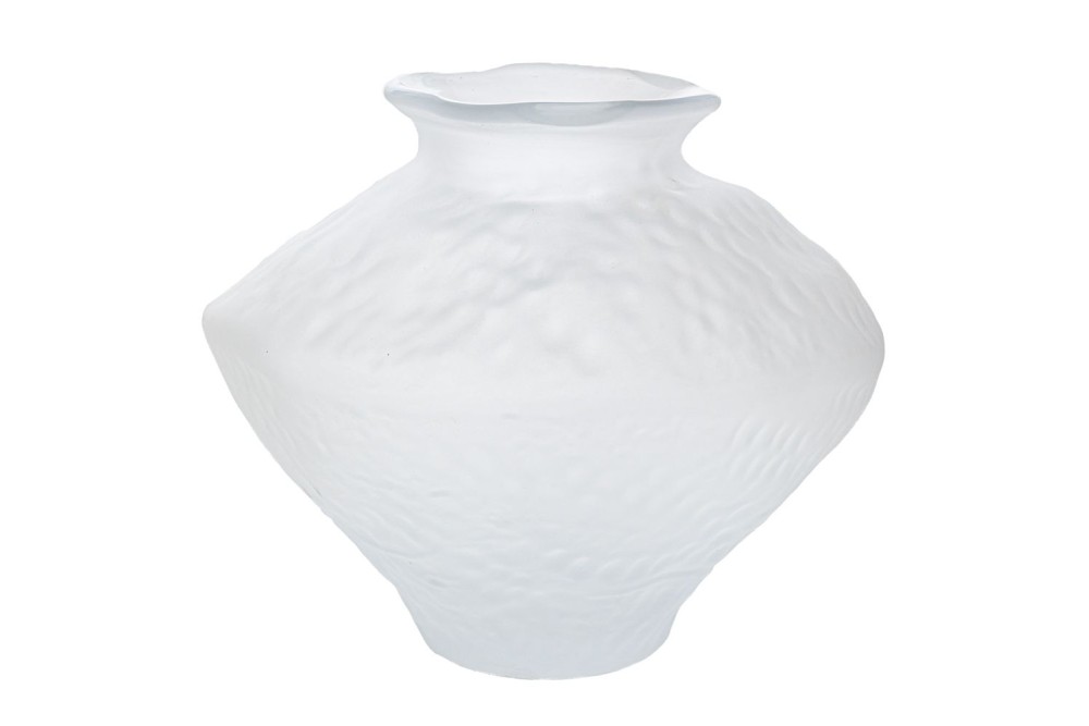 ΛΕΥΚΟ ΜΑΤ ΓΥΑΛΙΝΟ ΒΑΖΟ Φ30Χ25ΕΚ ΛΕΥΚΟ ΜΑΤ ΓΥΑΛΙΝΟ ΒΑΖΟ Φ30Χ25ΕΚ