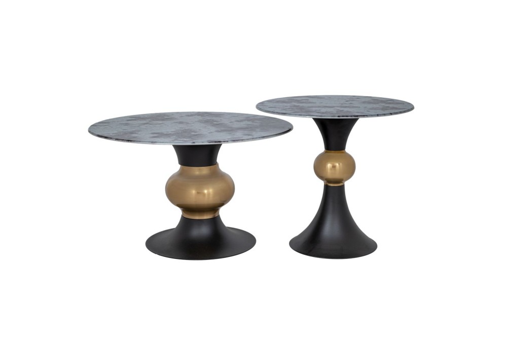 ΣΕΤ 2 ΤΡΑΠΕΖΑΚΙΑ ΜΕΤΑΛΛΙΚΑ Φ80Χ45 Φ52x52 ΜΕ ΚΕΡΑΜΙΚΗ ΕΠΙΦΑΝΕΙΑ (ΕΦΕ ΜΑΡΜΑΡΟΥ) ΣΕΤ 2 ΤΡΑΠΕΖΑΚΙΑ ΜΕΤΑΛΛΙΚΑ Φ80Χ45 Φ52x52 ΜΕ ΚΕΡΑΜΙΚΗ ΕΠΙΦΑΝΕΙΑ (ΕΦΕ ΜΑΡΜΑΡΟΥ)