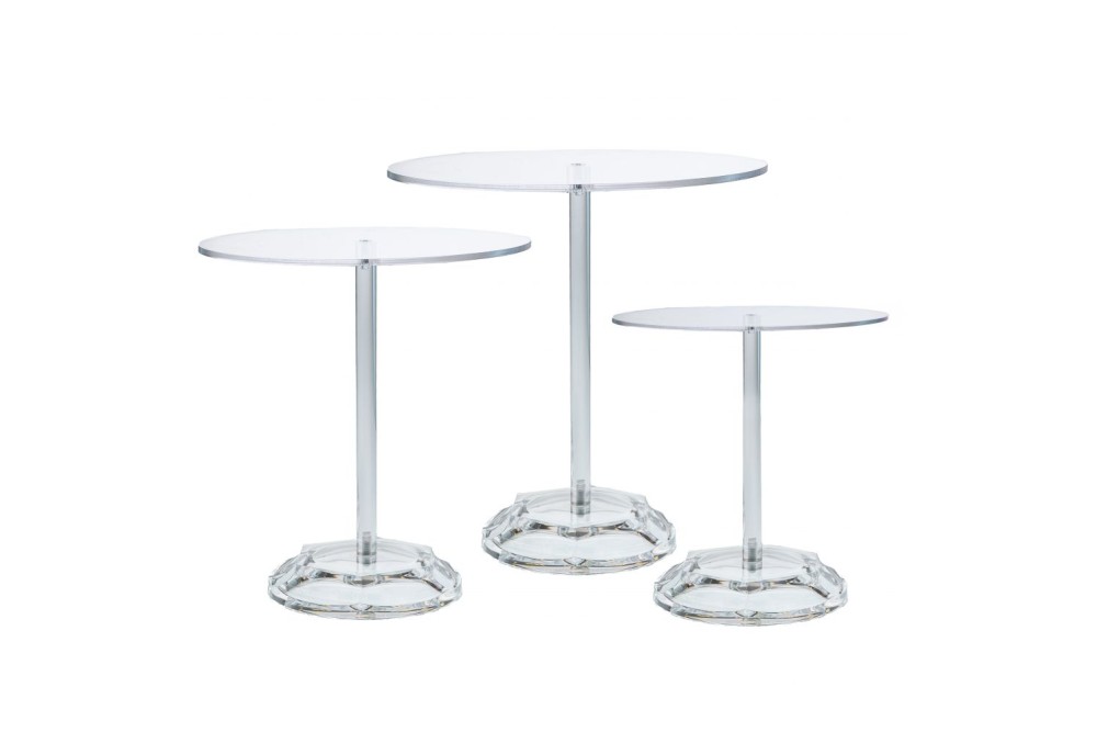 ΣΕΤ 3 ΔΙΑΦΑΝΕΣ ΑΚΡΥΛΙΚΕΣ ΣΤΡΟΓΓΥΛΕΣ ΠΙΑΤΕΛΕΣ ΜΕ ΠΟΔΙ Φ20Χ21 Φ24Χ26 Φ30Χ31ΕΚ ΣΕΤ 3 ΔΙΑΦΑΝΕΣ ΑΚΡΥΛΙΚΕΣ ΣΤΡΟΓΓΥΛΕΣ ΠΙΑΤΕΛΕΣ ΜΕ ΠΟΔΙ Φ20Χ21 Φ24Χ26 Φ30Χ31ΕΚ