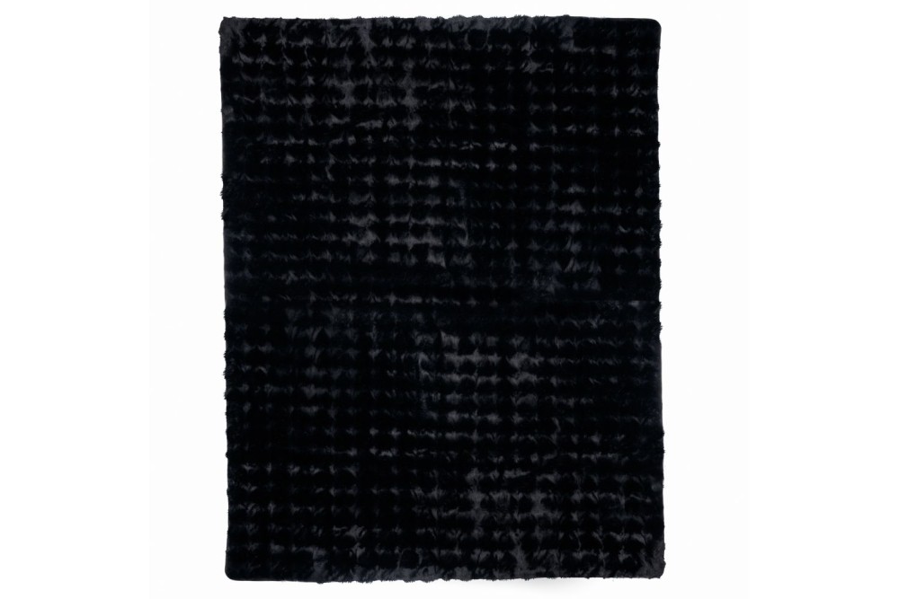 ΜΑΥΡΟ ΓΟΥΝΙΝΟ ΧΑΛΙ 180Χ240ΕΚ