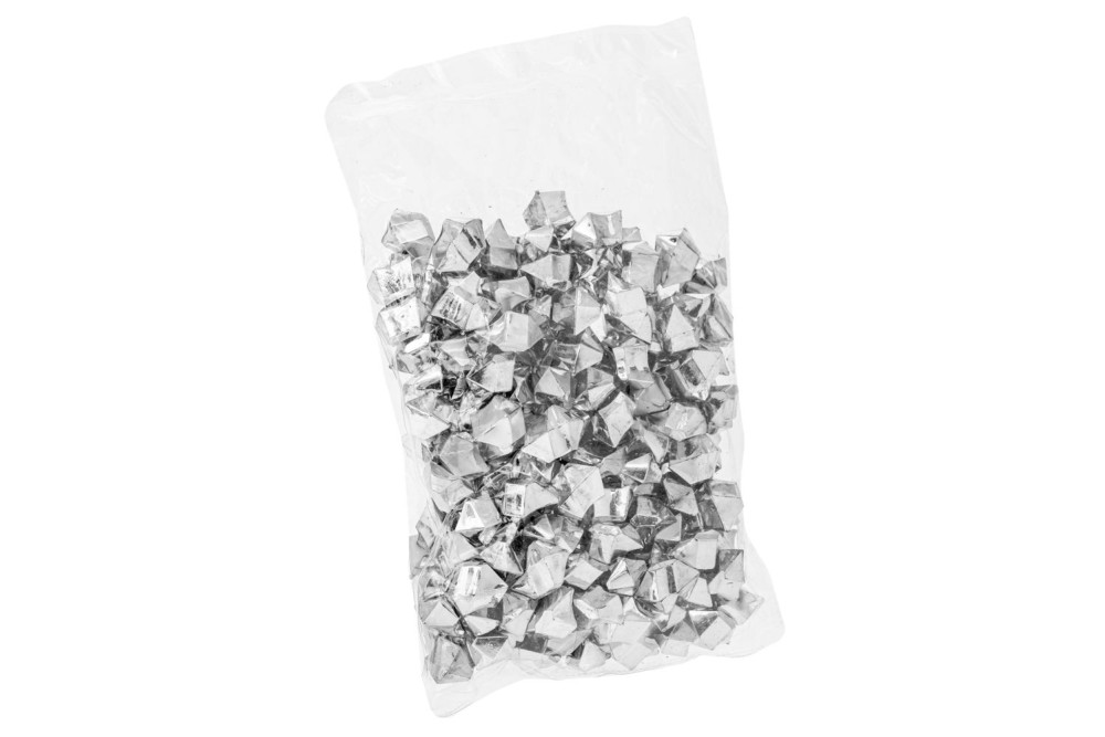 ΑΣΗΜΙ ΠΛΑΣΤΙΚΕΣ ΔΙΑΚΟΣΜΗΤΙΚΕΣ ΠΕΤΡΕΣ 300gr 2Χ2,5ΕΚ ΣΕ ΣΑΚΟΥΛΑΚΙ