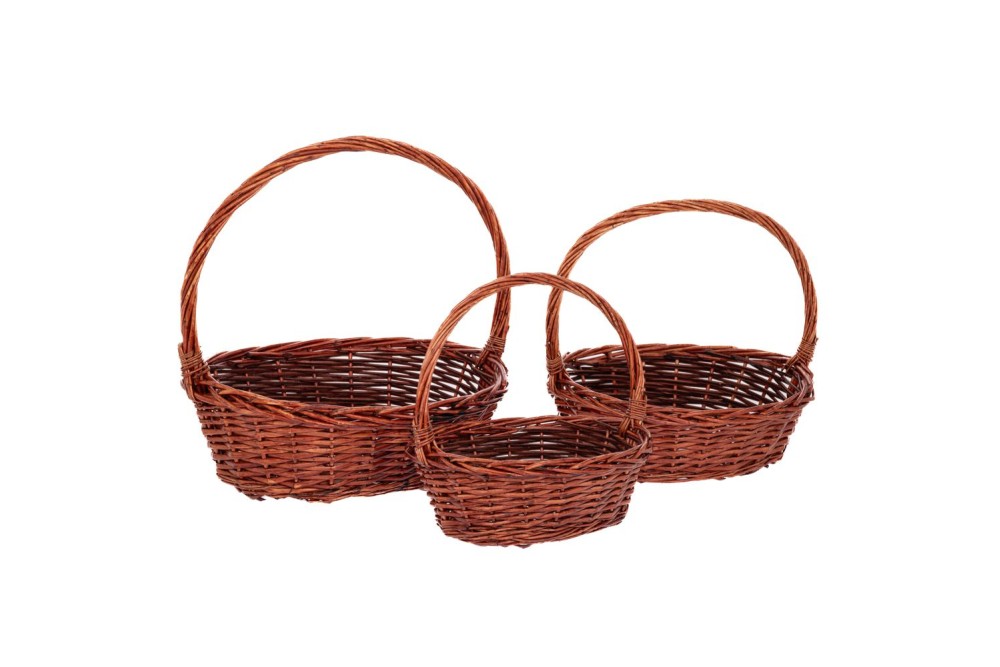 ΣΕΤ 3 ΚΑΦΕ ΟΒΑΛ ΚΑΛΑΘΙΑ ΜΕ ΧΕΡΟΥΛΙ 38Χ30Χ35 33Χ25Χ30 28Χ20Χ25ΕΚ ΣΕΤ 3 ΚΑΦΕ ΟΒΑΛ ΚΑΛΑΘΙΑ ΜΕ ΧΕΡΟΥΛΙ 38Χ30Χ35 33Χ25Χ30 28Χ20Χ25ΕΚ