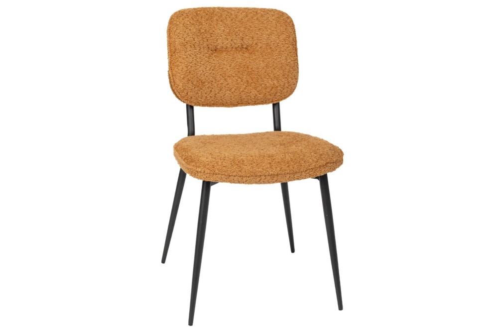 ΚΑΡΕΚΛΑ BLOSSOM BLISS ΜΕ ΚΑΦΕ ΜΠΟΥΚΛΕ ΥΦΑΣΜΑ AND ΜΑΥΡΟ ΜΕΤΑΛΛΙΚΟ ΣΚΕΛΕΤΟ 63Χ47Χ85ΕΚ