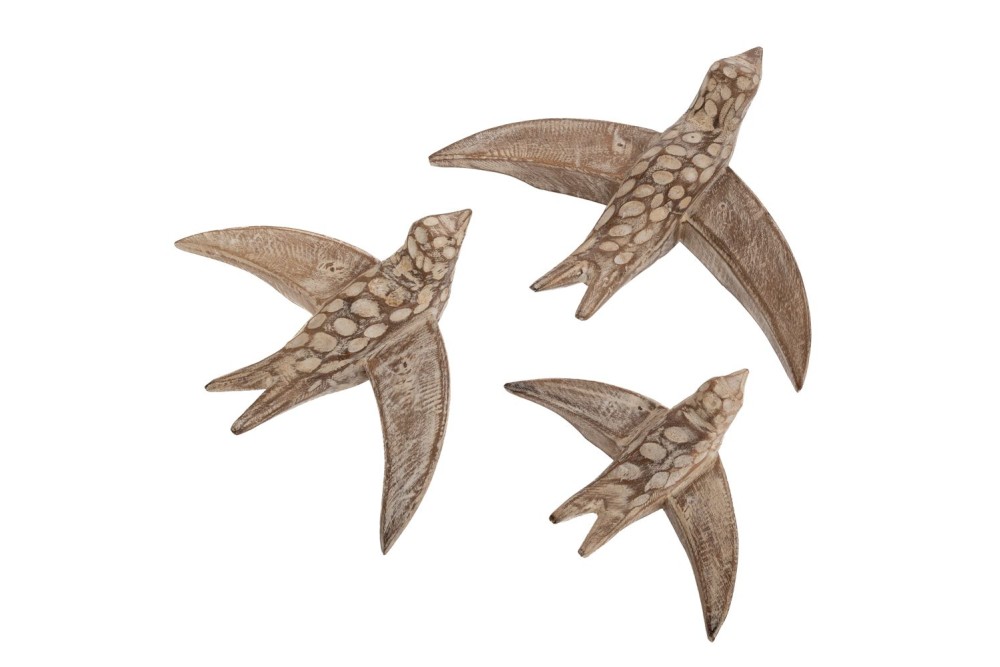 ΣΕΤ 3 ΔΙΑΚΟΣΜΗΤΙΚΑ ΠΟΥΛΑΚΙΑ ΑΠΌ ΞΥΛΟ MANGO 35Χ28Χ11 31Χ23Χ11 23Χ17Χ8ΕΚ