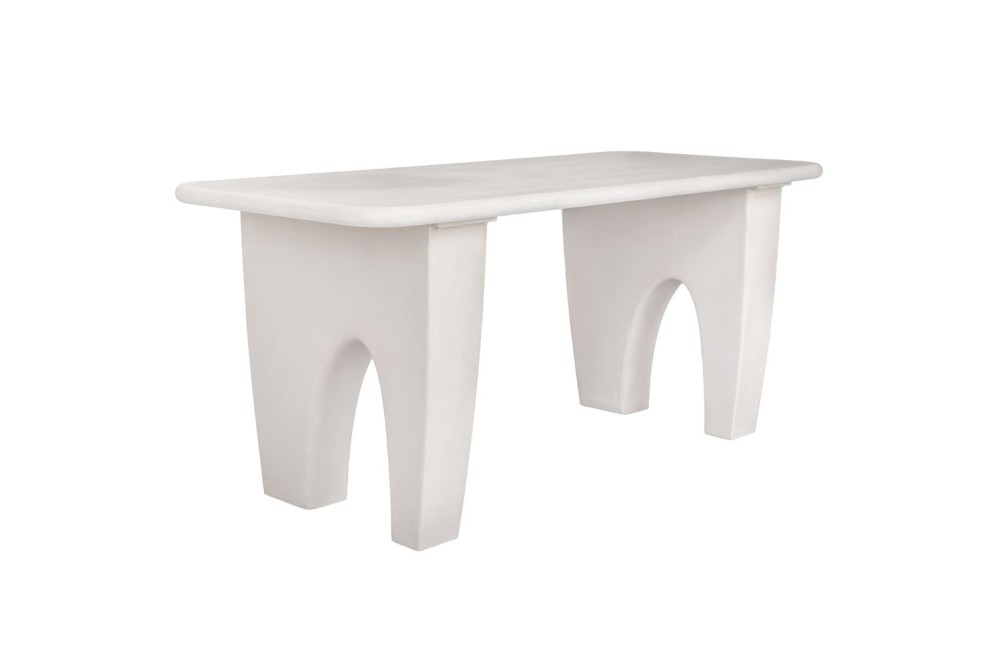 ΛΕΥΚΟ ΤΡΑΠΕΖΙ ΤΡΑΠΕΖΑΡΙΑΣ ΑΠΟ MDF 180X80X78EK (KD)