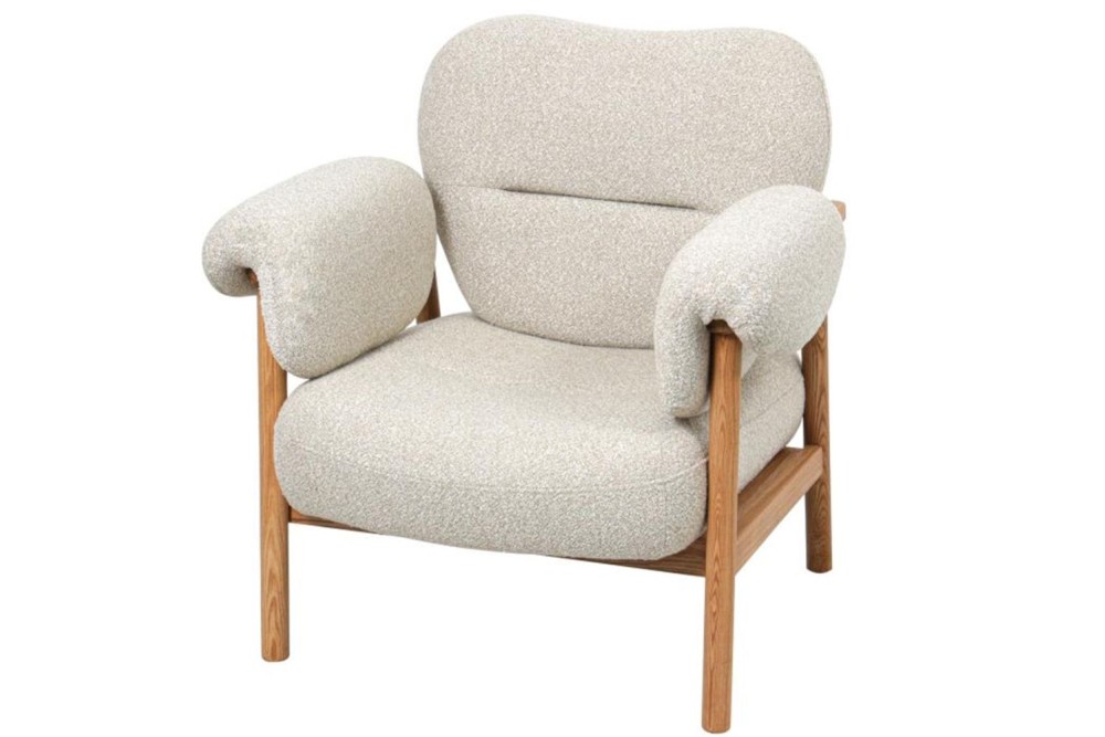 ΠΟΛΥΘΡΟΝΑ ΚΑΦΕ ΞΥΛΙΝΗ ΜΕ ΚΡΕΜ ΜΠΟΥΚΛΕ ΥΦΑΣΜΑ 83Χ80Χ84ΕΚ