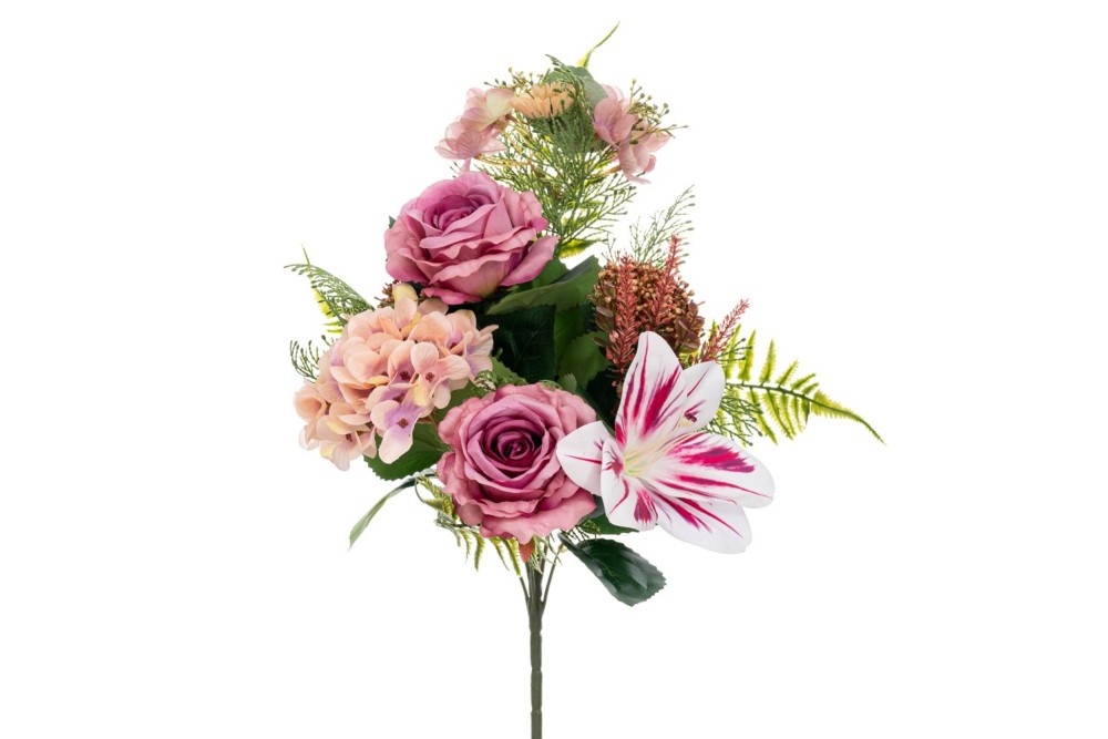 ΜΕΓΑΛΟ ΛΙΛΑ ΜΠΟΥΚΕΤΟ ΜΕ ΤΡΙΑΝΤΑΦΥΛΛΑ UV ΠΡΟΣΤΑΣΙΑ