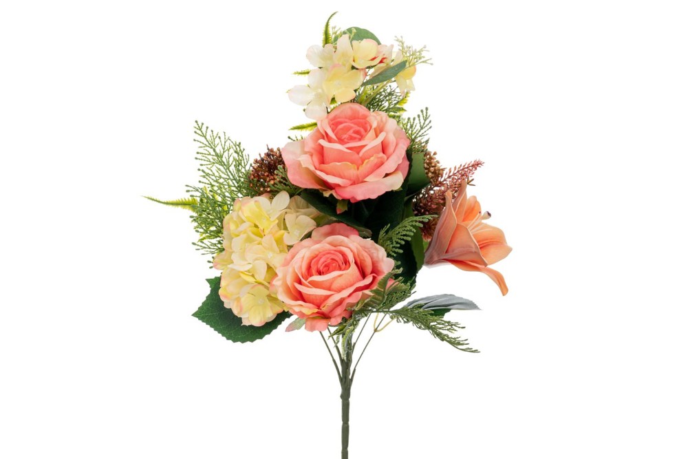 ΜΕΓΑΛΟ ΡΟΖ ΚΙΤΡΙΝΟ ΜΠΟΥΚΕΤΟ ΜΕ ΤΡΙΑΝΤΑΦΥΛΛΑ UV ΠΡΟΣΤΑΣΙΑ X11 57EK