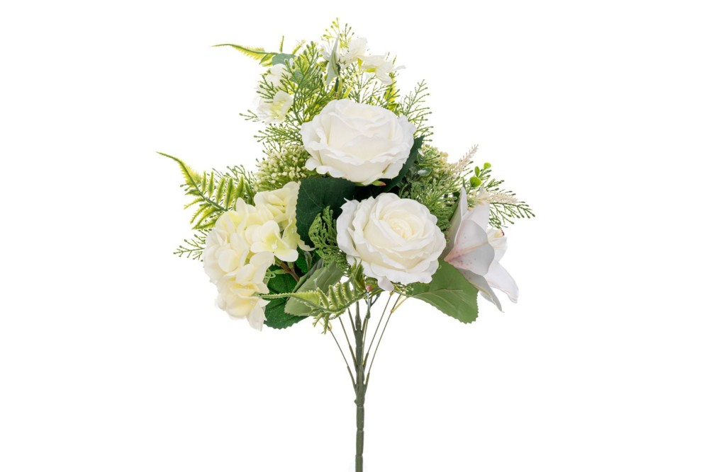 ΜΕΓΑΛΟ ΛΕΥΚΟ ΜΠΟΥΚΕΤΟ ΜΕ ΤΡΙΑΝΤΑΦΥΛΛΑ UV ΠΡΟΣΤΑΣΙΑ X11 57EK