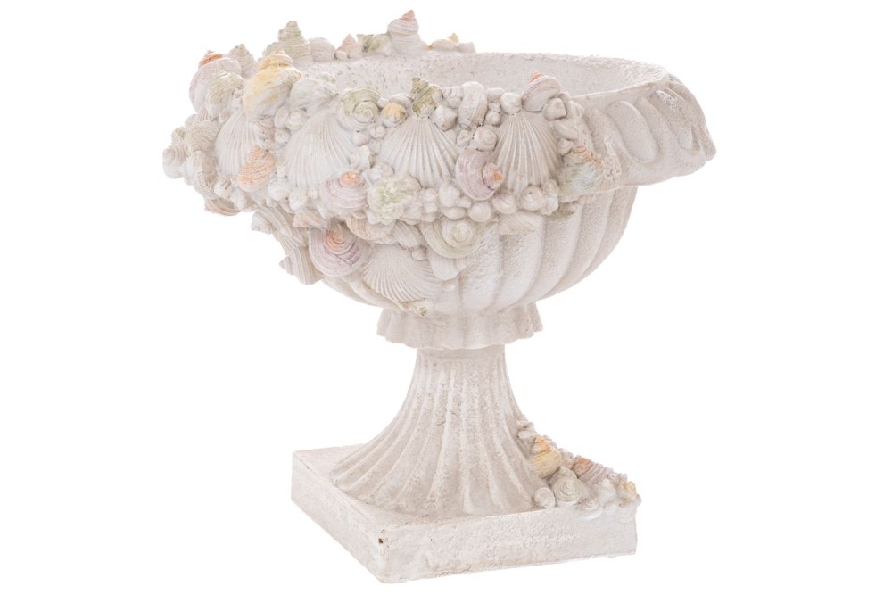 ΛΕΥΚΟΣ ΠΟΛΥΡΕΖΙΝ ΑΜΦΟΡΕΑΣ ΜΕ ΚΟΧΥΛΙΑ 33Χ32Χ29,5ΕΚ