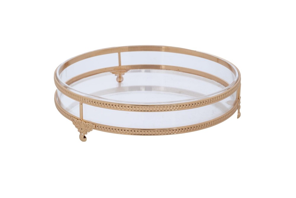 ΧΡΥΣΟΣ ΣΤΡΟΓΓΥΛΟΣ ΔΙΣΚΟΣ 26Χ26Χ6ΕΚ ΜΕ PLEXIGLASS