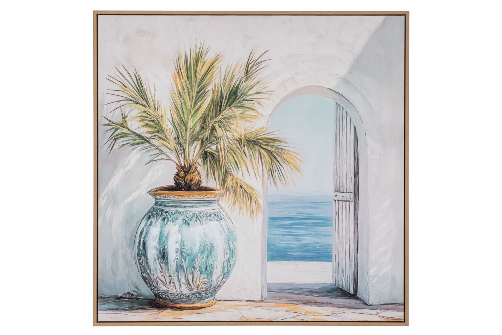 PLANT ΠΙΝΑΚΑΣ ΣΕ ΤΥΠΩΜΕΝΟ ΚΑΜΒΑ ΜΕ ΚΟΡΝΙΖΑ 80Χ80ΕΚ