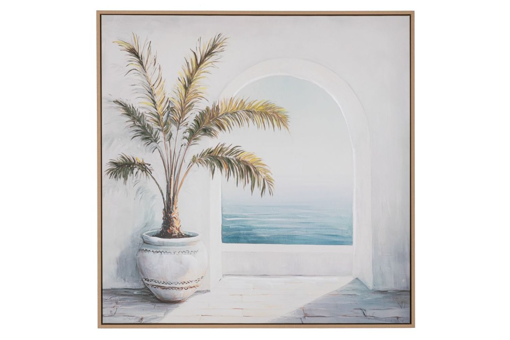 PLANT ΠΙΝΑΚΑΣ ΣΕ ΤΥΠΩΜΕΝΟ ΚΑΜΒΑ ΜΕ ΚΟΡΝΙΖΑ 80Χ80ΕΚ