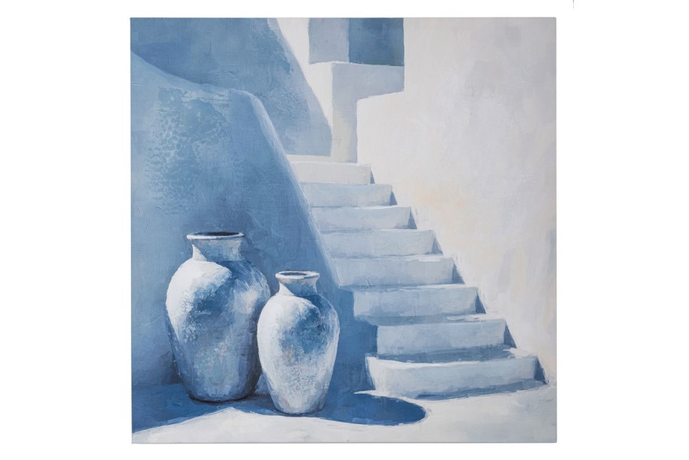 GREEK ISLAND ΠΙΝΑΚΑΣ ΣΕ ΤΥΠΩΜΕΝΟ ΚΑΜΒΑ 80Χ80ΕΚ