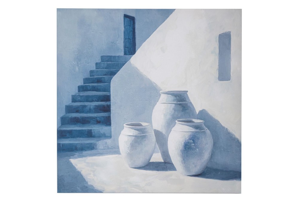 GREEK ISLAND ΠΙΝΑΚΑΣ ΣΕ ΤΥΠΩΜΕΝΟ ΚΑΜΒΑ 80Χ80ΕΚ