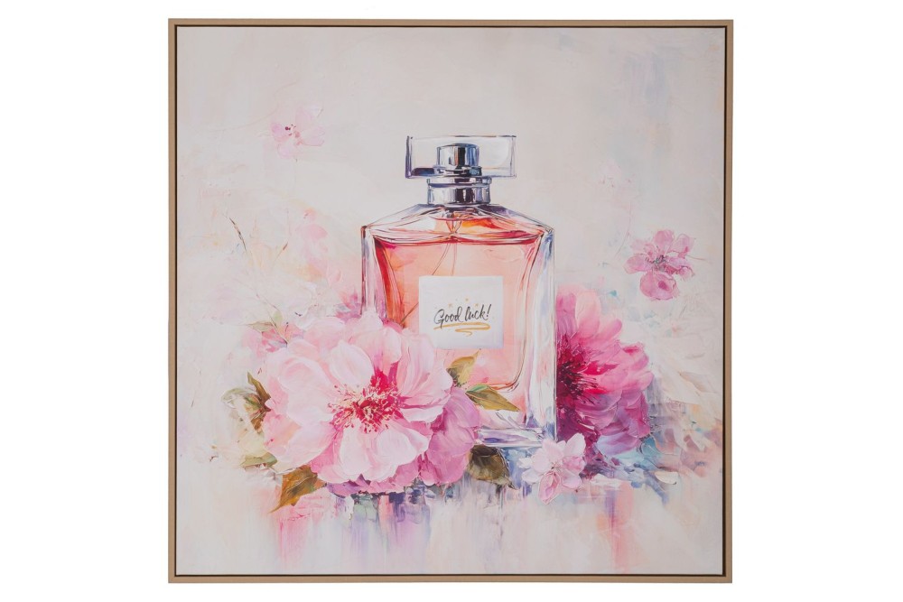 PERFUME ΠΙΝΑΚΑΣ ΤΥΠΩΜΕΝΟΣ ΣΕ ΚΑΜΒΑ ΜΕ ΚΟΡΝΙΖΑ 80Χ80ΕΚ