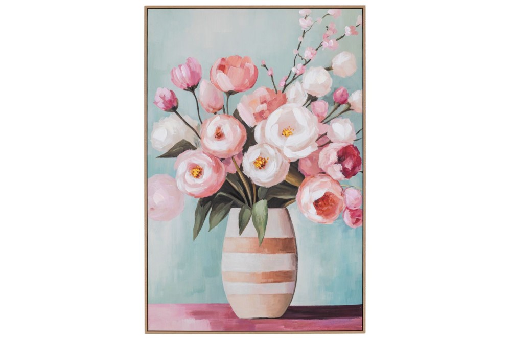 ΠΙΝΑΚΑΣ ΒΑΖΟ ΜΕ ΛΟΥΛΟΥΔΙΑ ΣΕ ΤΥΠΩΜΕΝΟ ΚΑΜΒΑ ΜΕ ΚΟΡΝΙΖΑ 80Χ120ΕΚ ΠΙΝΑΚΑΣ ΒΑΖΟ ΜΕ ΛΟΥΛΟΥΔΙΑ ΣΕ ΤΥΠΩΜΕΝΟ ΚΑΜΒΑ ΜΕ ΚΟΡΝΙΖΑ 80Χ120ΕΚ