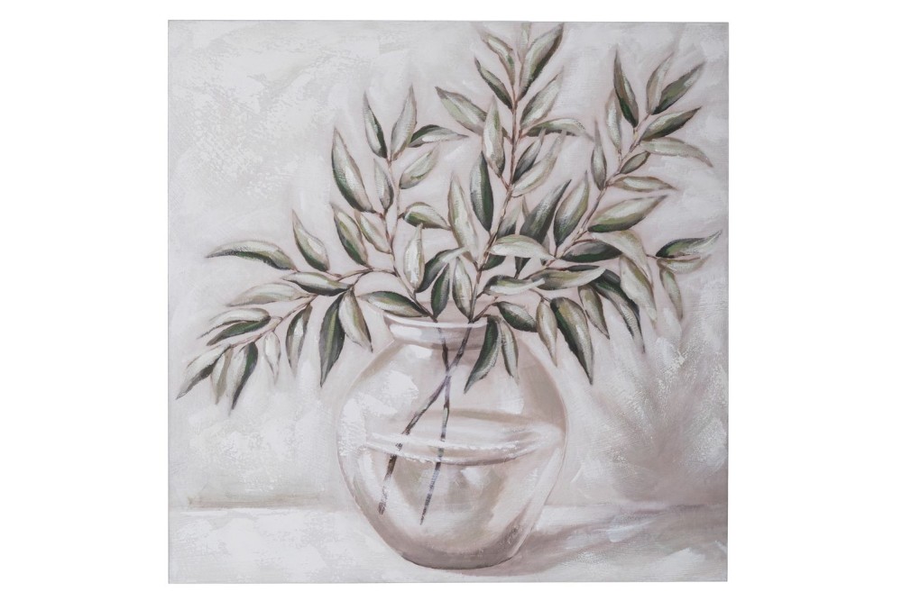 PLANT ΠΙΝΑΚΑΣ ΕΛΑΙΟΓΡΑΦΙΑ ΣΕ ΤΥΠΩΜΕΝΟ ΚΑΜΒΑ 80Χ80ΕΚ