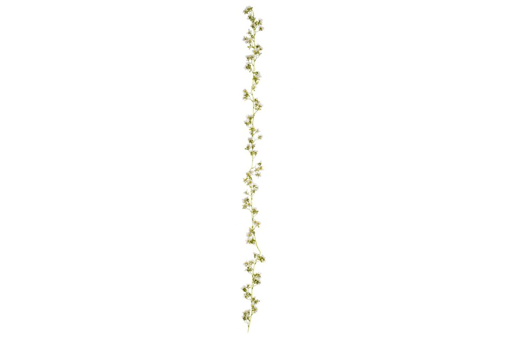 ΠΡΑΣΙΝΗ ΓΙΡΛΑΝΤΑ ΜΕ ΛΕΥΚΑ ΑΝΘΗ 180ΕΚ