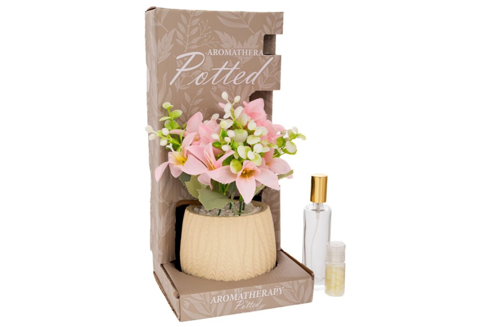 ΛΕΥΚΗ ΟΡΧΙΔΕΑ ΣΕ ΚΕΡΑΜΙΚΟ ΚΑΣΠΩ ΜΑΖΙ ΜΕ ΑΡΩΜΑΤΙΚΟ (MY PARIS) 14X14X30EK