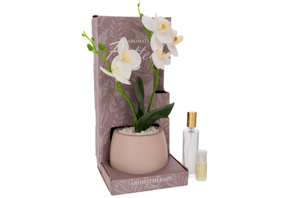 ΣΟΜΟΝ ΛΙΛΙΟΥΜ ΣΕ ΚΕΡΑΜΙΚΟ ΚΑΣΠΩ ΜΑΖΙ ΜΕ ΑΡΩΜΑΤΙΚΟ (JASMINE) 14X14X30EK