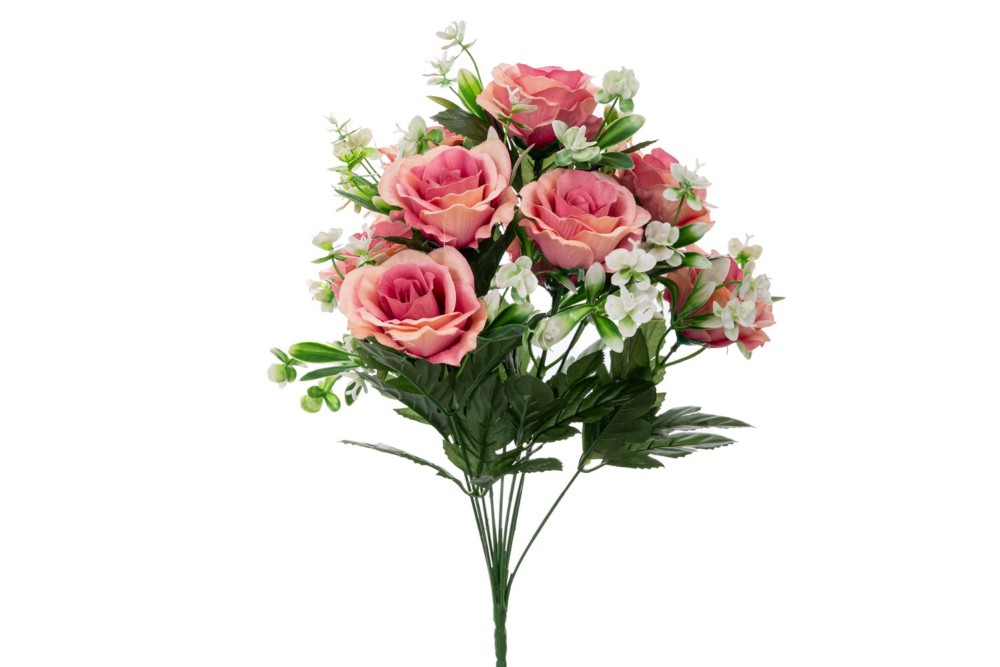 ΜΠΟΥΚΕΤΟ Χ10 ΜΕ ΡΟΖ ΤΡΙΑΝΤΑΦΥΛΛΑ 45ΕΚ