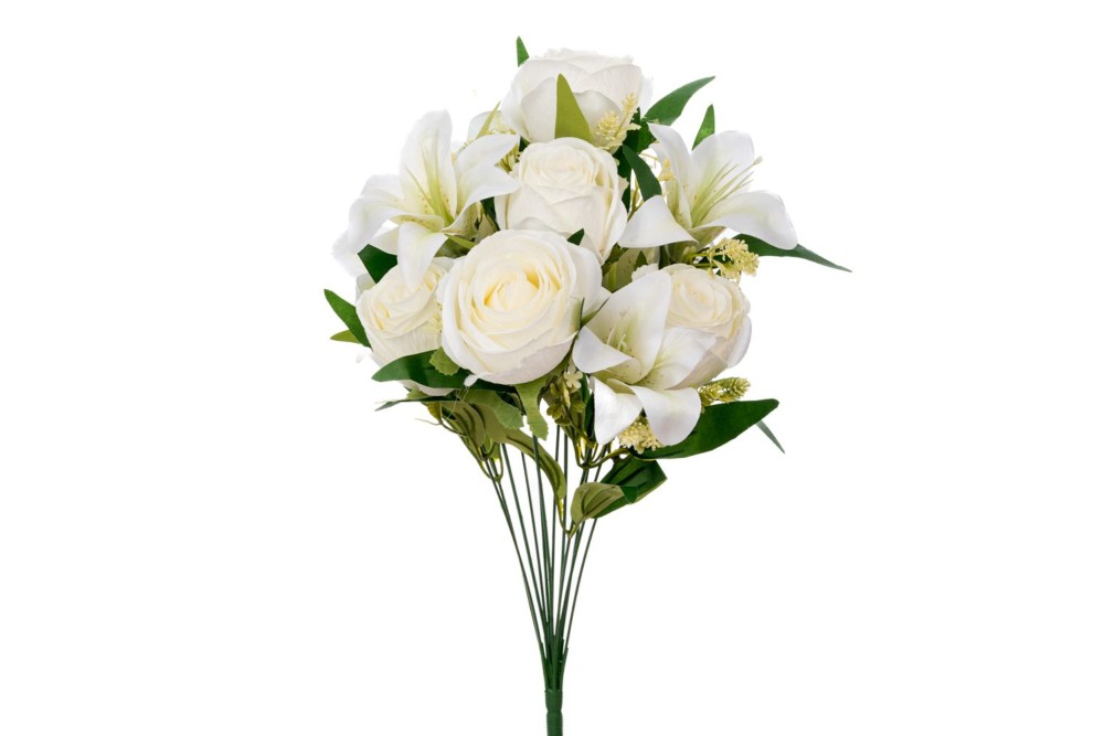 ΜΠΟΥΚΕΤΟ Χ12 ΜΕ ΛΕΥΚΑ ΛΙΛΙΟΥΜ 53ΕΚ