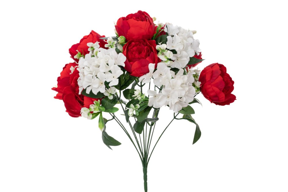 ΜΠΟΥΚΕΤΟ Χ12 ΜΕ ΚΟΚΚΙΝΑ ΛΟΥΛΟΥΔΙΑ 48ΕΚ