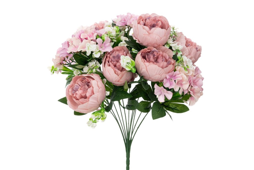 ΜΠΟΥΚΕΤΟ Χ12 ΜΕ ΡΟΖ ΛΟΥΛΟΥΔΙΑ 48ΕΚ