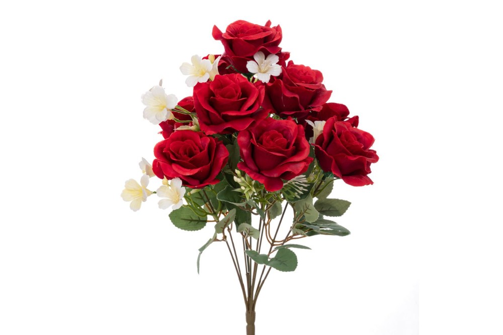 ΜΠΟΥΚΕΤΟ Χ10 ΜΕ ΚΟΚΚΙΝΑ ΤΡΙΑΝΤΑΦΥΛΛΑ 52ΕΚ