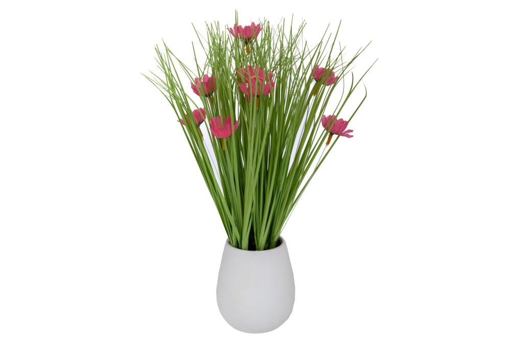 ΚΑΣΠΩ ΛΕΥΚΟ ΚΕΡΑΜΙΚΟ ΜΕ ΡΟΖ ΜΑΡΓΑΡΙΤΕΣ 10Χ9Χ31ΕΚ