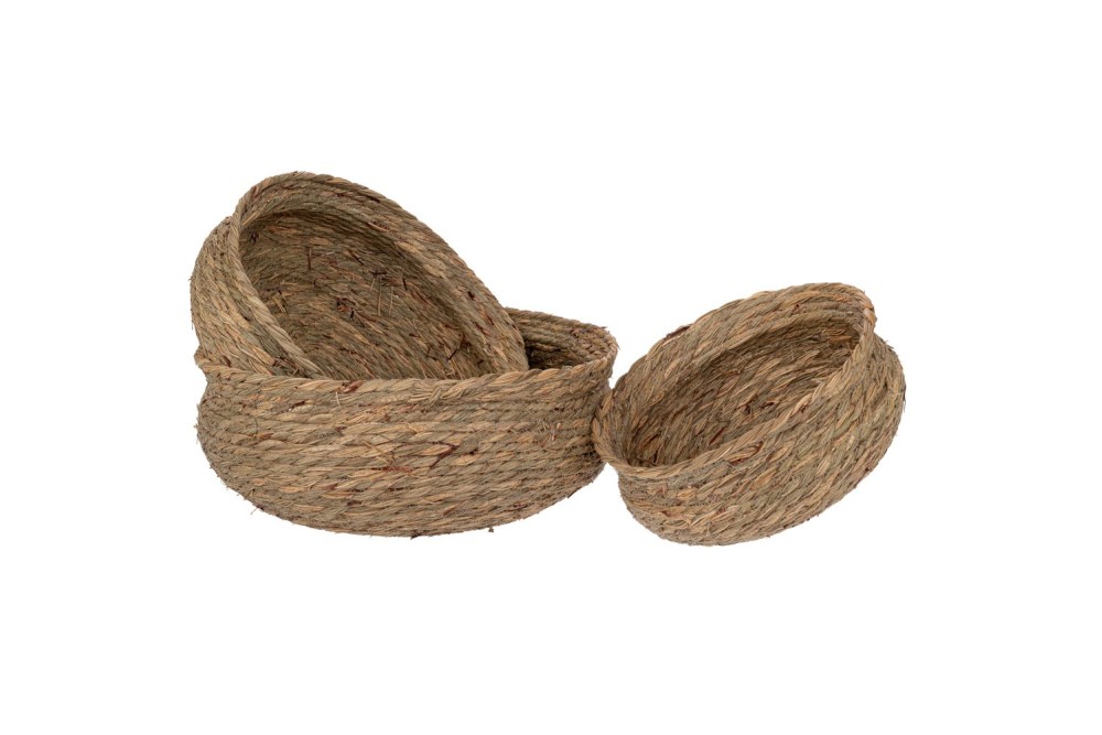 ΣΕΤ 3 ΦΥΣΙΚΟ ΠΛΕΧΤΟ ΚΑΛΑΘΙ ΣΤΡΟΓΓΥΛΟ