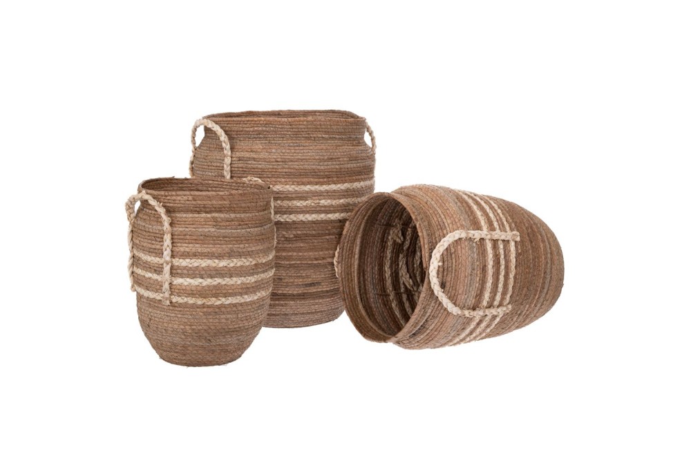 ΣΕΤ 3 ΚΑΛΑΘΙ ΠΛΕΧΤΟ 37Χ25Χ47ΕΚ ΜΕ ΧΕΡΟΥΛΙ ΣΤΡΟΓΓΥΛΟ