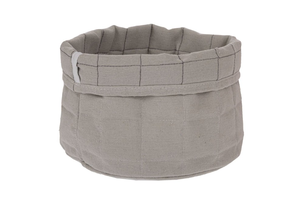 ΓΚΡΙ ΣΤΡΟΓΓΥΛΟ ΥΦΑΣΜΑΤΙΝΟ ΚΑΛΑΘΙ Φ24Χ15ΕΚ